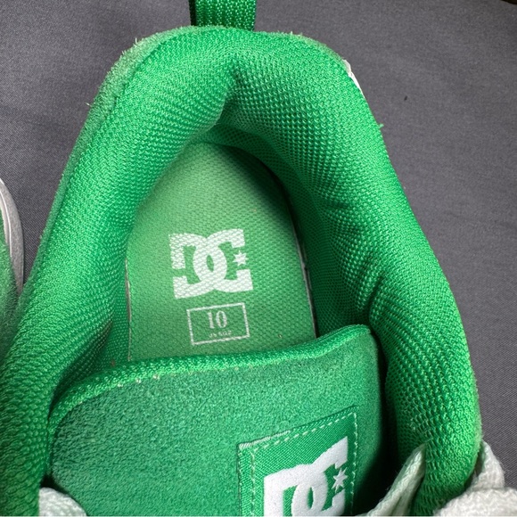 2009 DC Shoes Men’s 10 Court Graffik Emerald Green 300529 Skater Sneakers - Picture 9 of 16